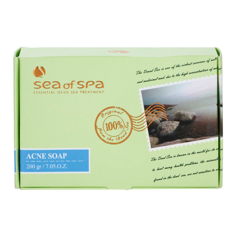 Sea Of Spa Essential Dead Sea Treatment Bar Soap To Treat Acne 200 G