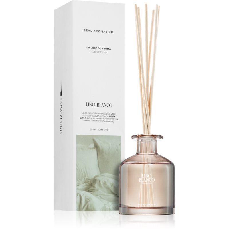 SEAL AROMAS Origins White Linen Diffuseur D'huiles Essentielles Avec Recharge 180 Ml