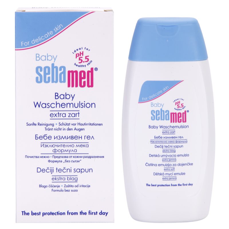 Sebamed Baby Wash делікатна емульсія для вмивання для тіла та волосся 200 мл