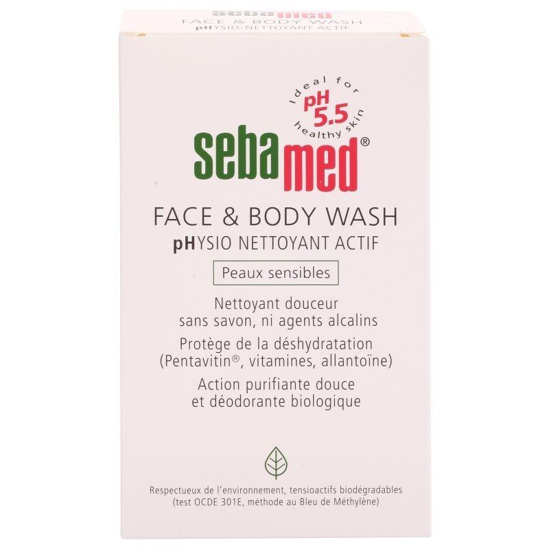 

Sebamed Wash м'яка емульсія для вмивання обличчя та тіла для чутливої шкіри