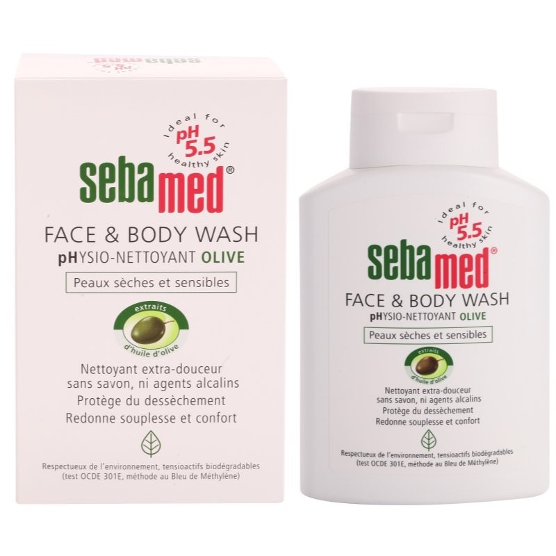 Sebamed Wash Gentle Cleansing Lotion For Face And Body With Olive Oil 200 Ml
