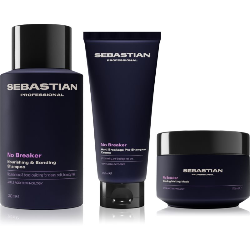 Sebastian Professional No.Breaker Bundle sada pre oslabené vlasy 3 ks