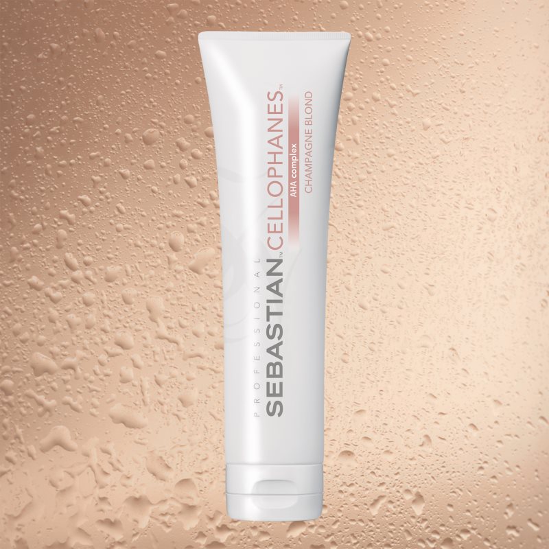 

Sebastian Professional Cellophanes маска для повернення блиску фарбованому волоссю Rosé Blond