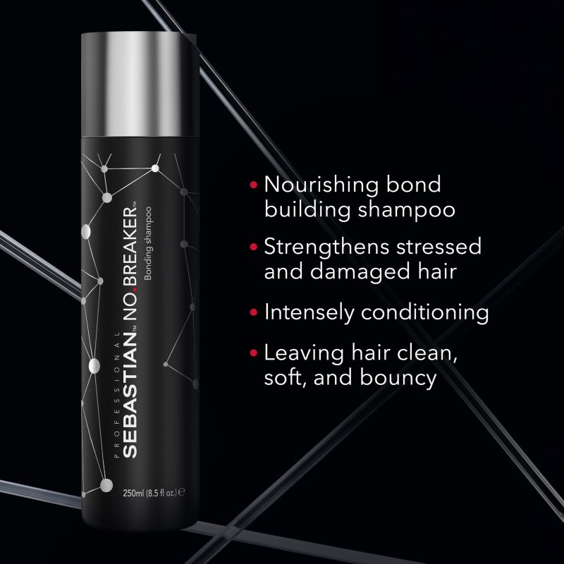 Sebastian Professional No.Breaker Bonding Shampoo зміцнюючий та відновлюючий шампунь для пошкодженого волосся 1000 мл