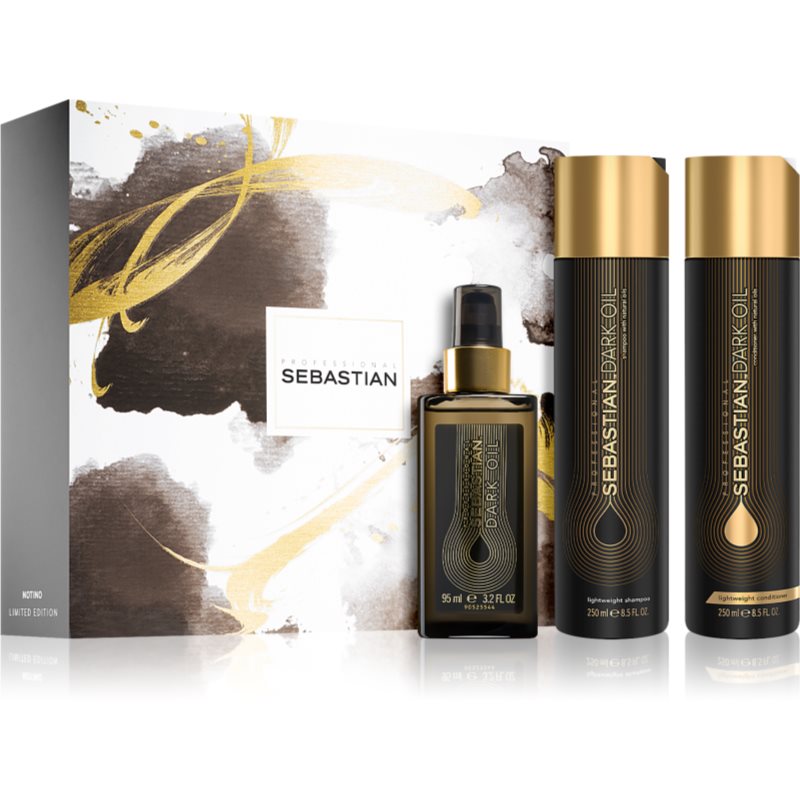 

Sebastian Professional Dark Oil подарунковий набір (для блиску та шовковистості волосся)