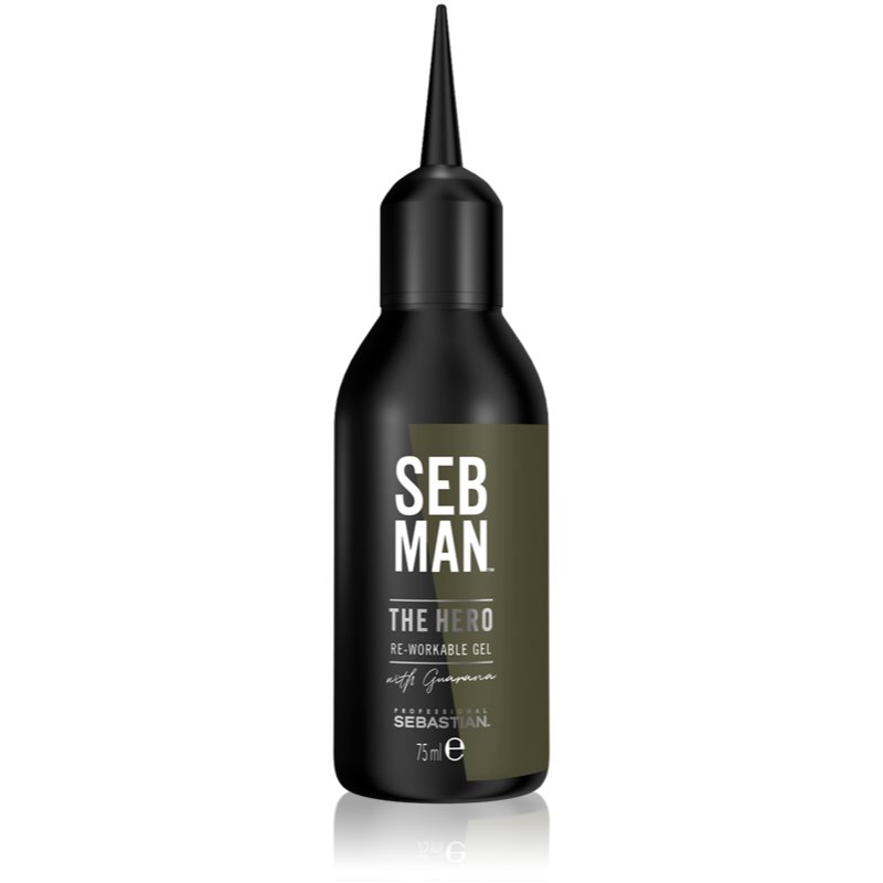 Sebastian Professional SEB MAN The Hero plaukų formavimo želė plaukų blizgesiui ir švelnumui užtikrinti 75 ml
