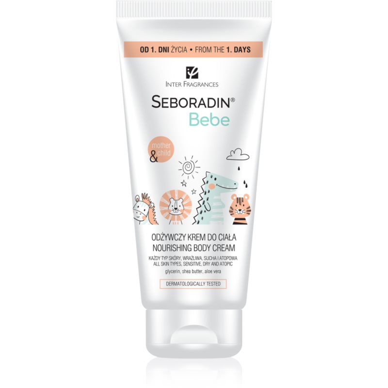 Seboradin Bebe výživný tělový krém pro děti 200 ml