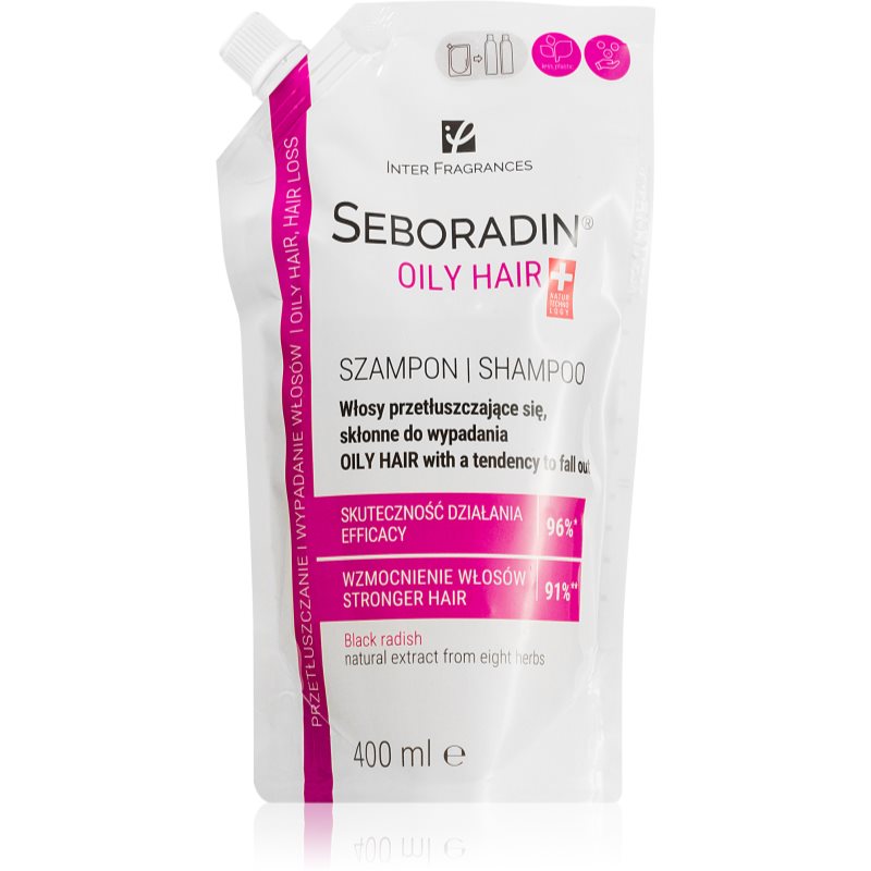 Seboradin Oily Hair шампунь проти лупи та випадіння волосся наповнення 400 мл