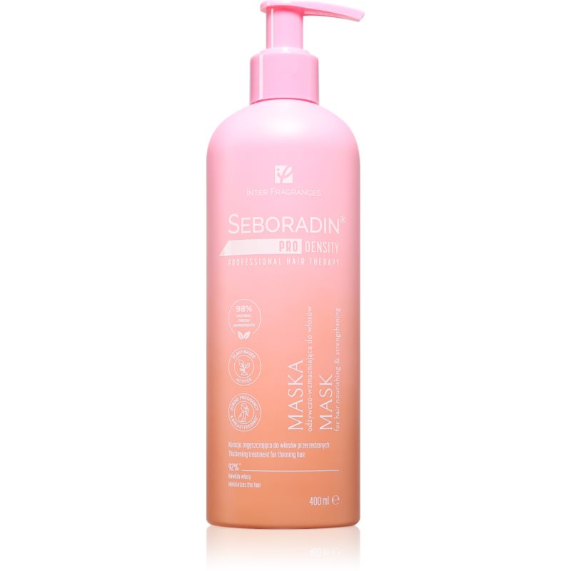 Seboradin PRO DENSITY Nourishing Mask Maske mit ernährender Wirkung für schütteres Haar 400 ml