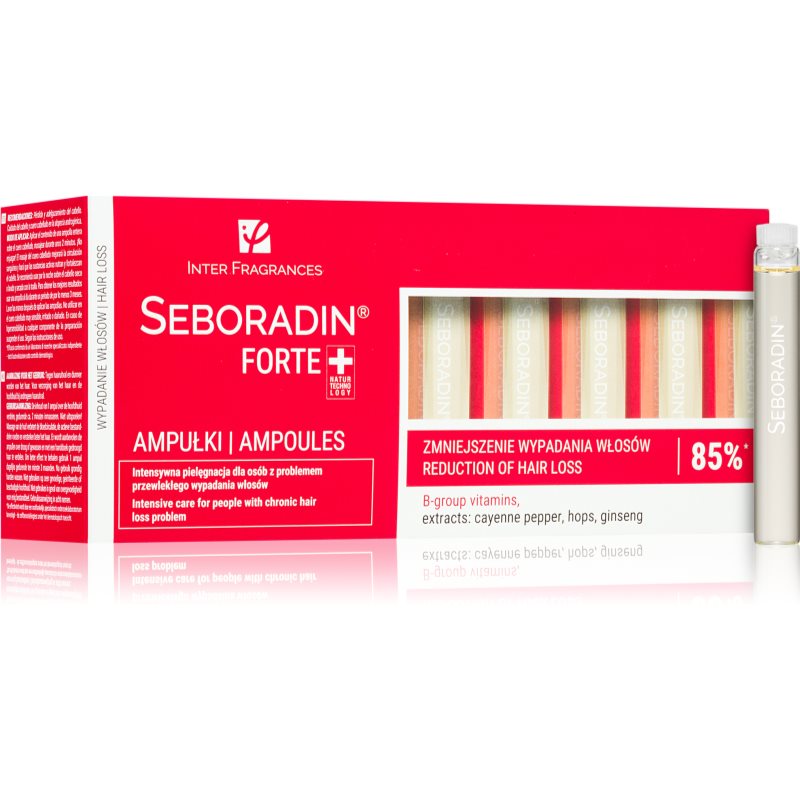 Seboradin Forte ampuly proti vypadávániu vlasov 14x5,5 ml