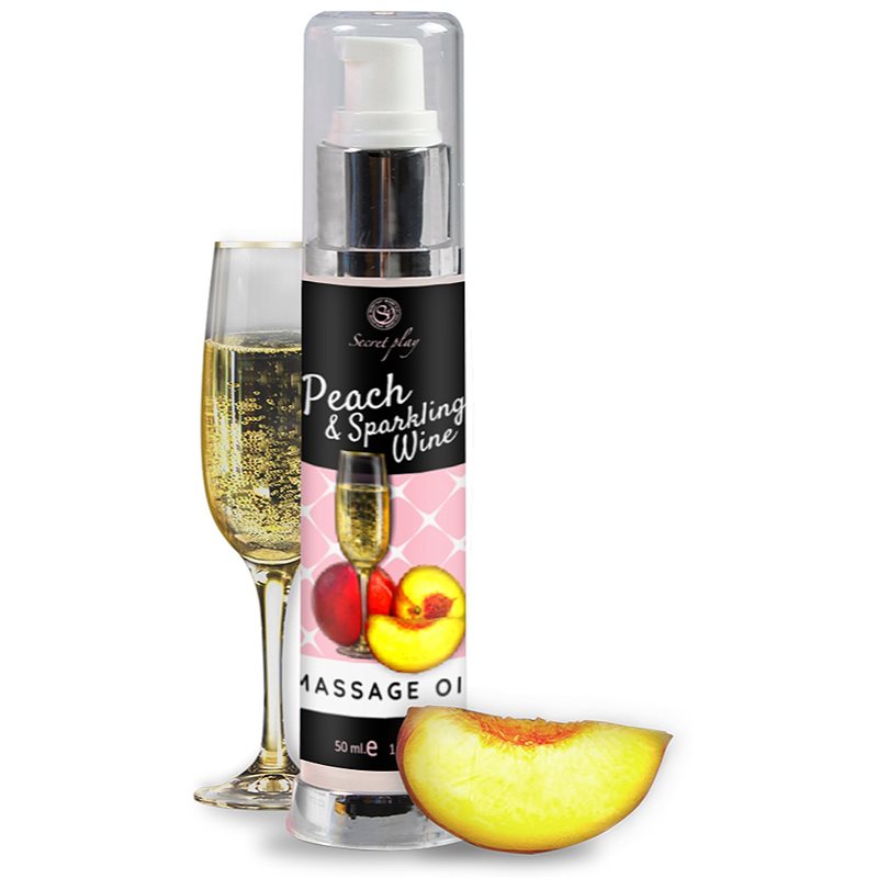 Secret Play Peach & Sparkling Wine масажна олія 50 мл