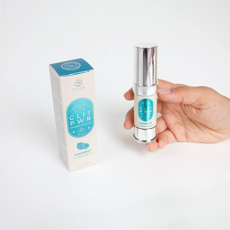 Secret play Clit PWR stimulační balzám na klitoris Coconut 15 ml (obrázek 4)