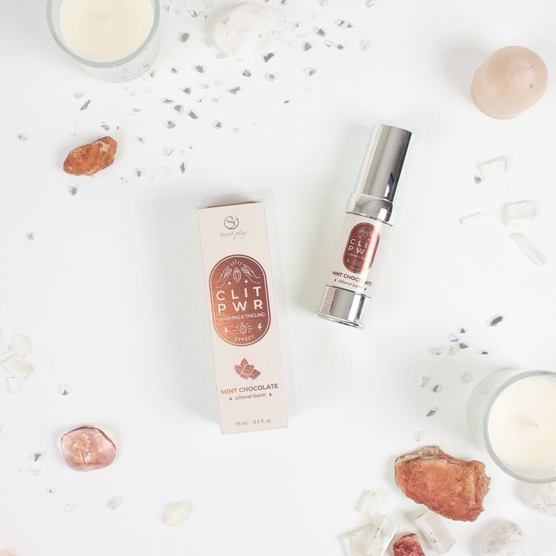 Secret play Clit PWR stimulační balzám na klitoris Mint Chocolate 15 ml (obrázek 3)