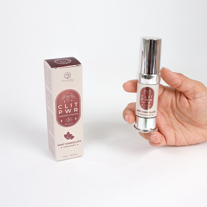 Secret play Clit PWR stimulační balzám na klitoris Mint Chocolate 15 ml (obrázek 4)