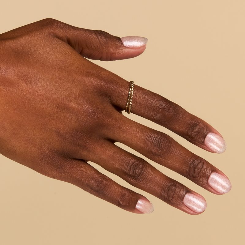 Semilac UV Hybrid Black & White гелевий лак для нігтів відтінок 091 Glitter Milk 7 мл