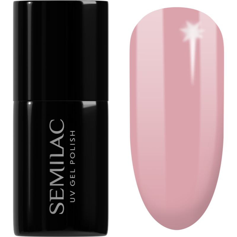 Semilac UV Hybrid Extend 5in1 gelový lak na nehty odstín 802 Dirty Nude Rose 7 ml