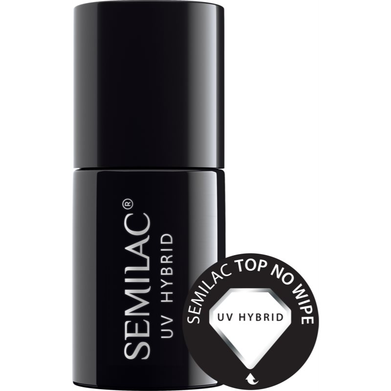 Semilac UV Hybrid Top No Wipe Real Color гель - лак для нігтів 7 мл