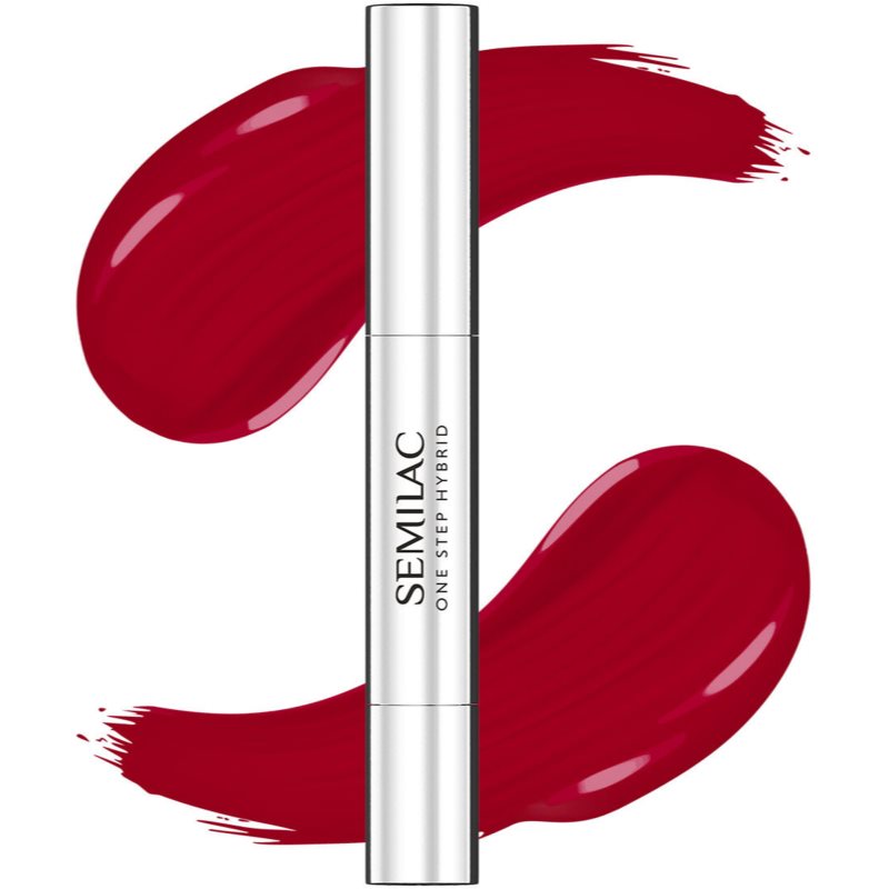 Semilac One Step Hybrid Marker гелевий лак для нігтів у вигляді олівця відтінок S550 Pure Red 3 мл