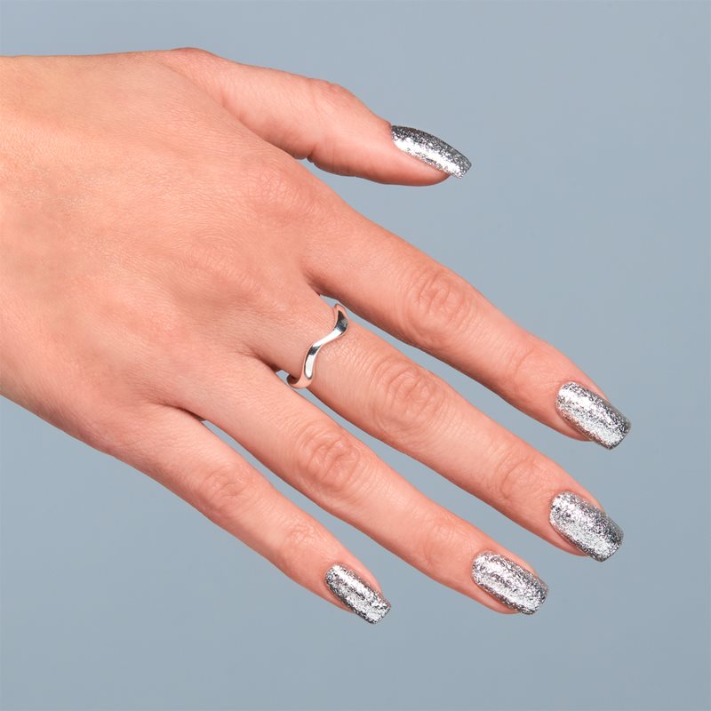 Semilac UV Hybrid Shimmer гелевий лак для нігтів відтінок 292 Silver Shimmer 7 мл