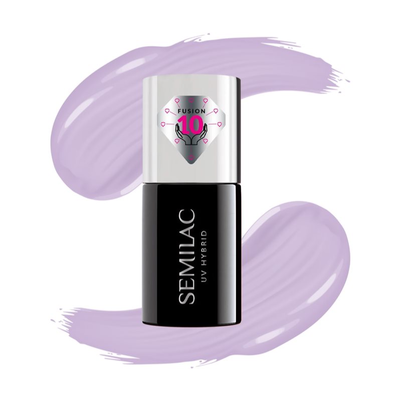 Semilac UV Hybrid Extend Care 5in1 гелевий лак для нігтів з поживним ефектом відтінок 811 Pastel Lavender 7 мл