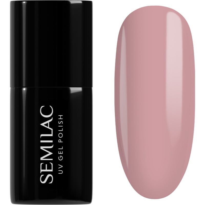 Semilac UV Hybrid Naked Nails gélový lak na nechty odtieň 586 Dirty Rose Nude 7 ml
