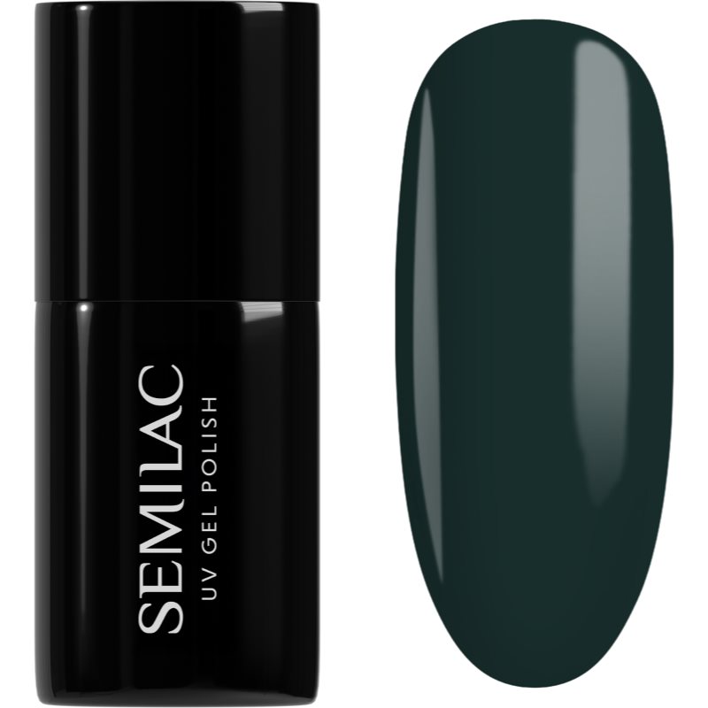 Semilac UV Hybrid Into Her Tenderness gelový lak na nehty odstín 422 Deep Forest Green 7 ml