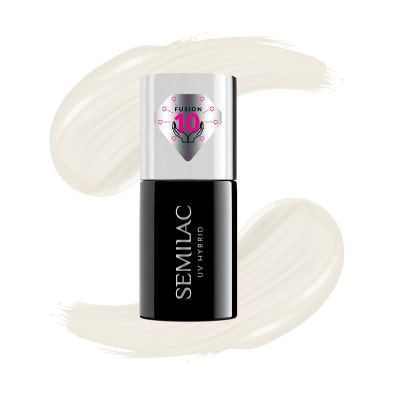 Semilac UV Hybrid Extend Care 5in1 гелевий лак для нігтів з поживним ефектом відтінок 820 Light Gray 7 мл