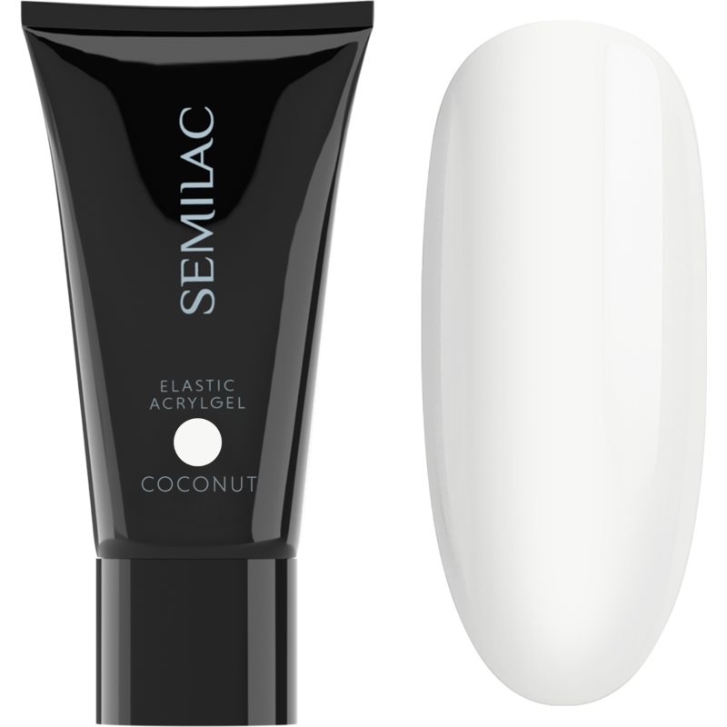 Semilac Elastic Acrylgel akrylátový gel na nehty odstín Coconut 30 g