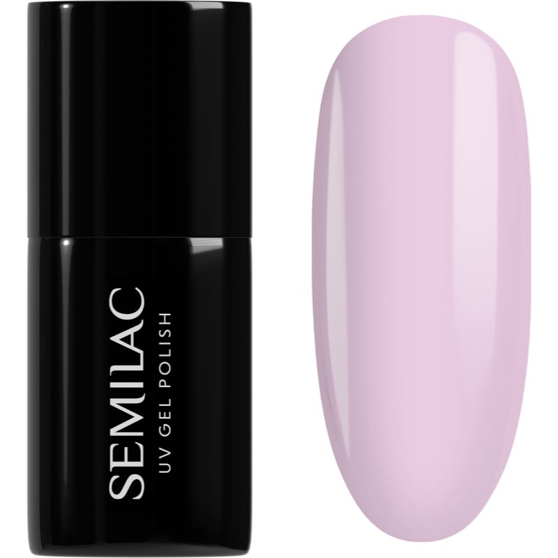Semilac UV Hybrid Inner Glow gelový lak na nehty odstín 966 Lavender Haze 7 ml