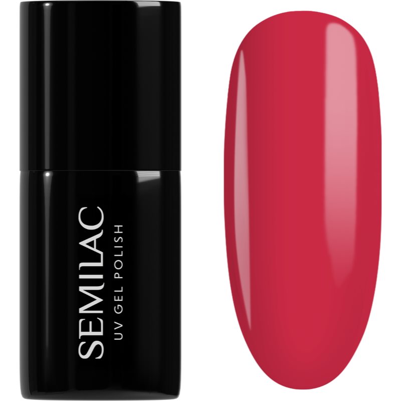 Semilac UV Hybrid Inner Glow gelový lak na nehty odstín 968 Cherry Pop 7 ml