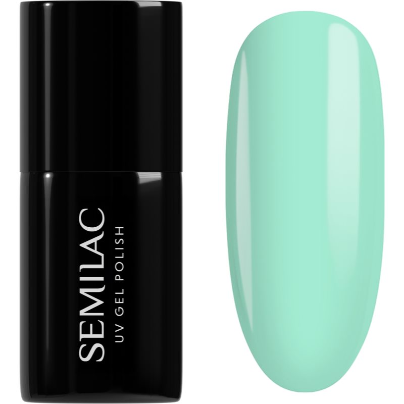 Semilac UV Hybrid Inner Glow gelový lak na nehty odstín 972 Mint To Be 7 ml