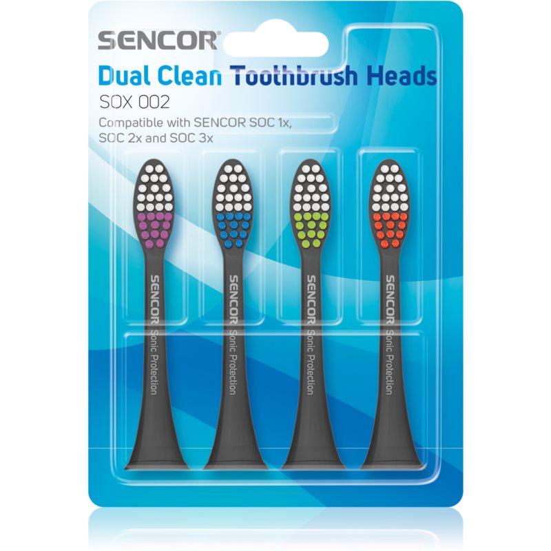 Sencor SOX 002 náhradné hlavice na zubnú kefku 4 ks