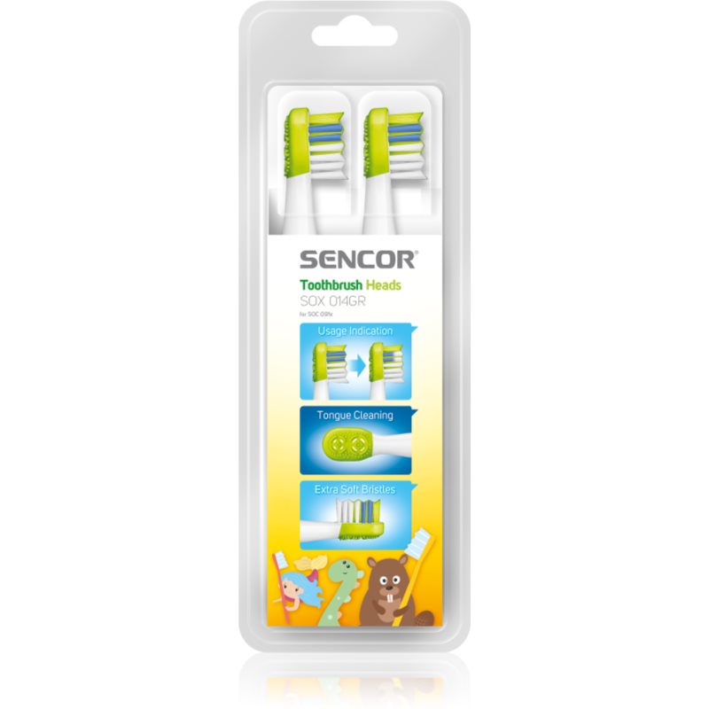 E-shop Sencor SOX 013RS náhradní hlavice pro zubní kartáček 2 ks