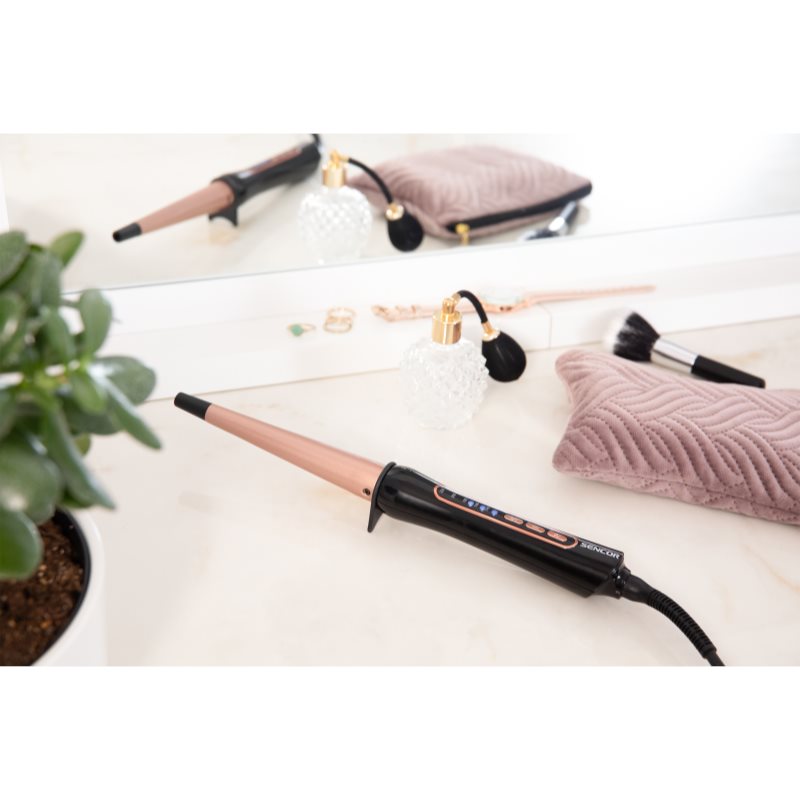 Sencor SHS 0850BK konischer Lockenstab für das Haar 13 - 25 mm Black & Rosegold 1 St.