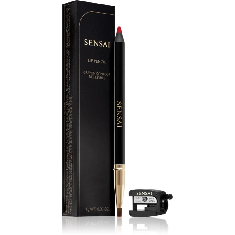 Sensai Lip Pencil lip liner with sharpener shade 01 Actress Red 1 g
