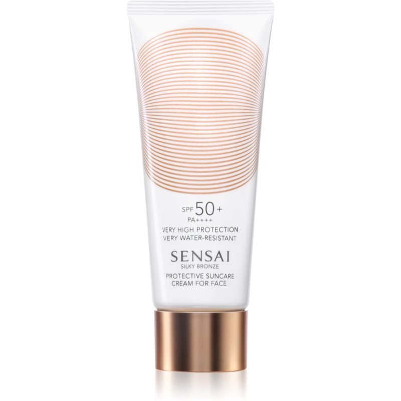 Sensai Silky Bronze schützende Gesichtscreme gegen Sonnenschein SPF 50+ 50 ml