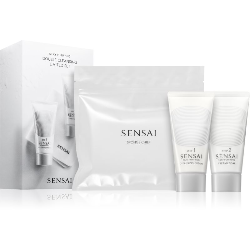 Sensai Silky Purifying Double Cleansing Set sada pro péči o pleť pro hloubkové čištění
