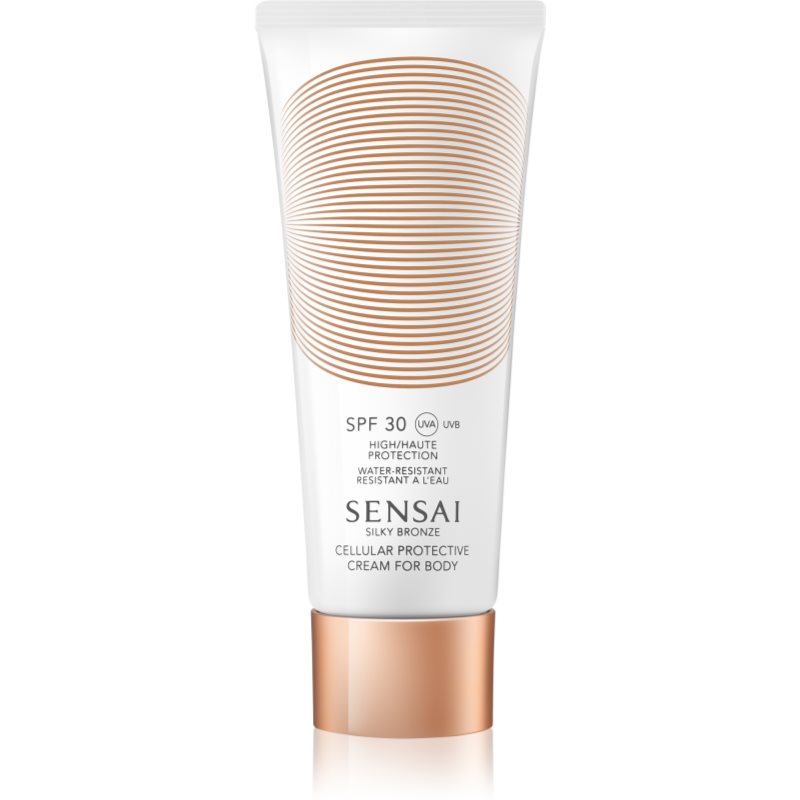 Sensai Silky Bronze Cellular Protective Cream For Body SPF 30 крем для засмаги проти старіння шкіри SPF 30 150 мл
