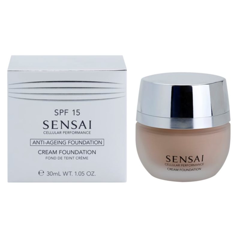 Sensai Cellular Performance Cream Foundation кремова компактна пудра-основа SPF 15 відтінок CF 12 Soft Beige 30 мл