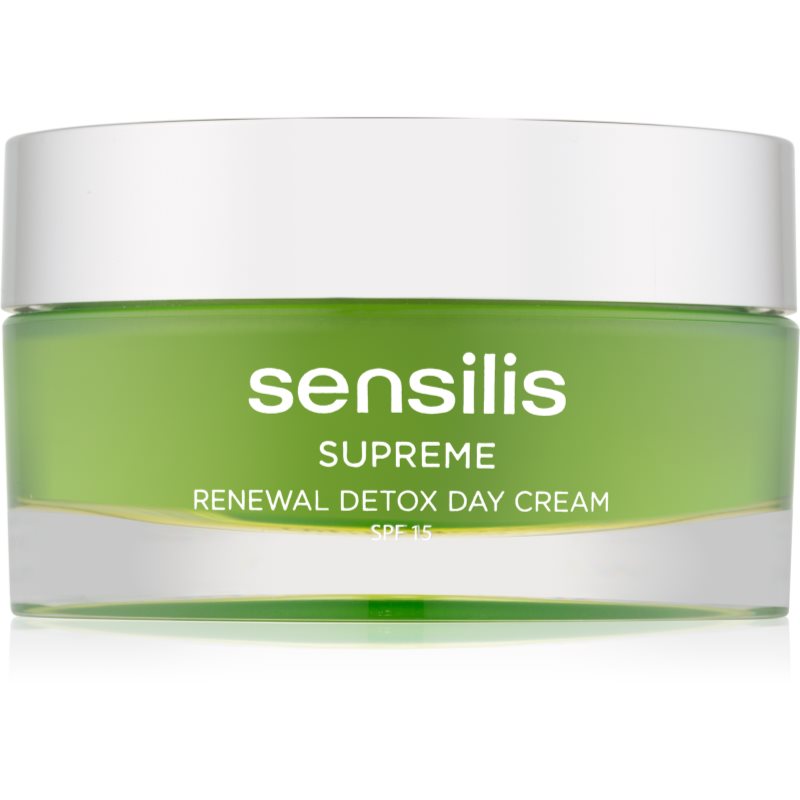 

Sensilis Supreme Renewal Detox відновлювальний денний крем SPF 15