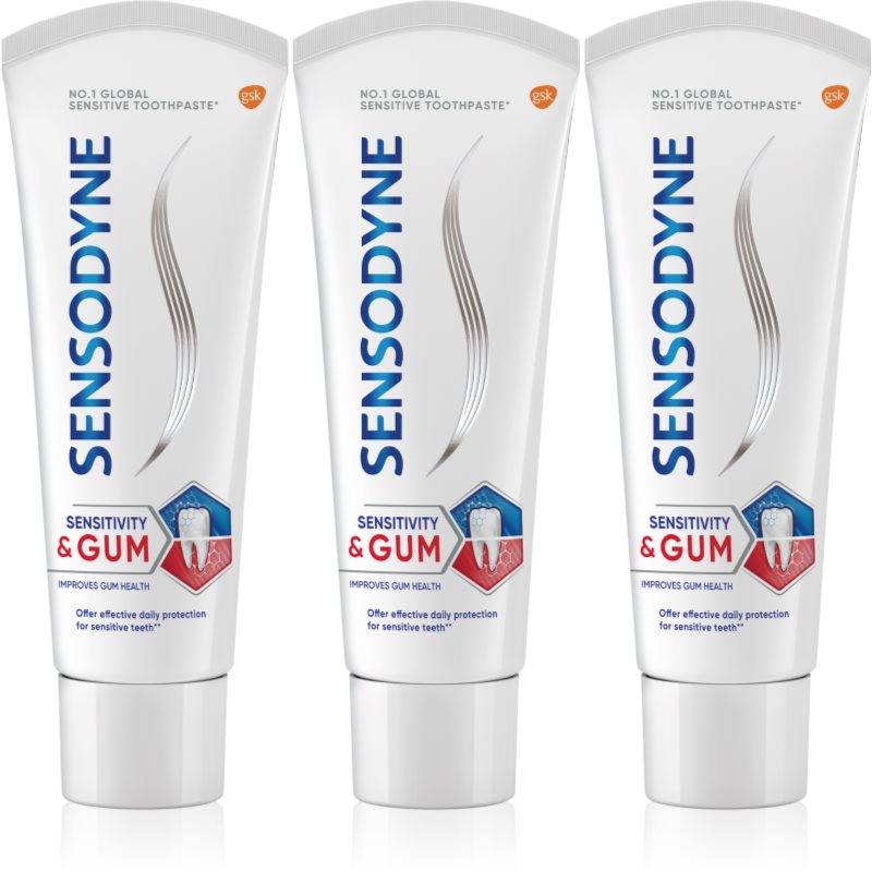 Sensodyne Sensitivity & Gum sensitive toothpaste 3x75 ml
