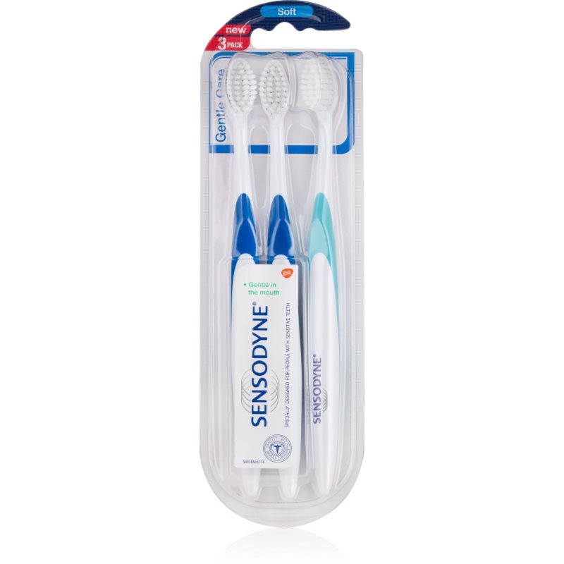 

Sensodyne Gentle Care Triopack Soft зубні щіточки soft