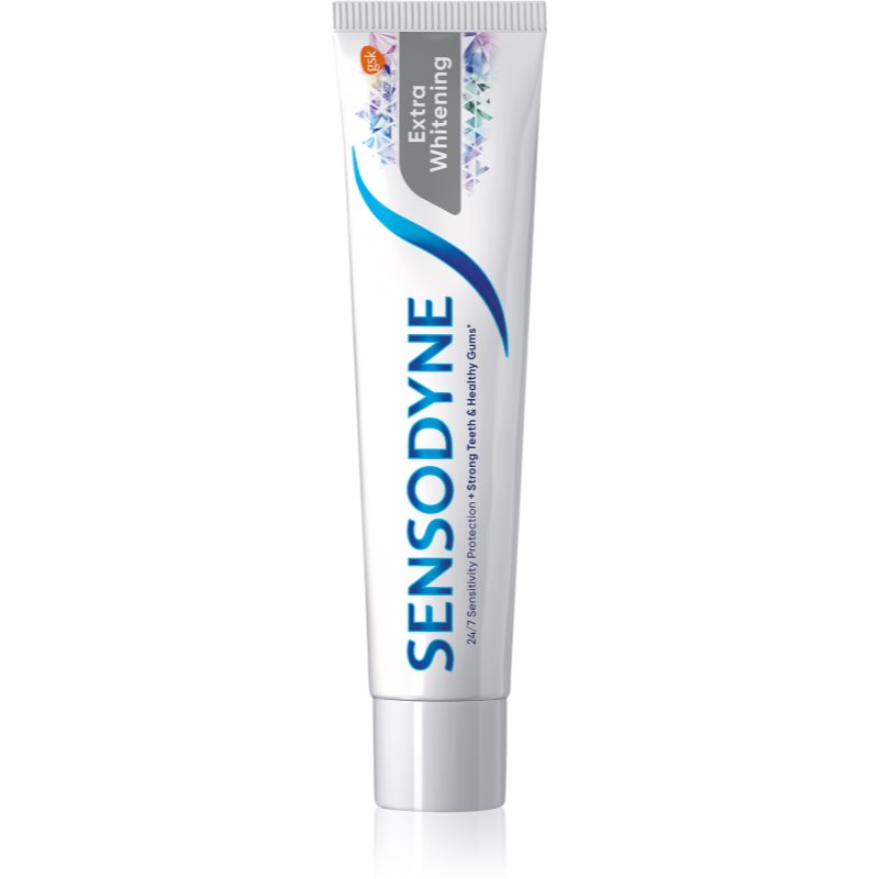 Sensodyne Extra Whitening избелваща паста за зъби с флуорид за чувствителни зъби 75 мл.
