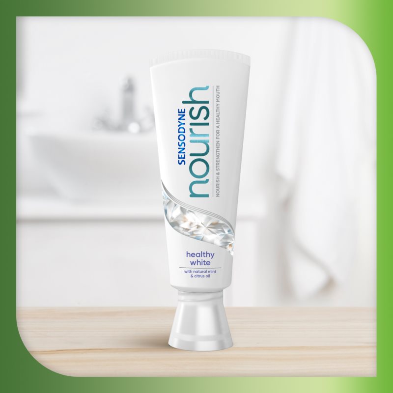 Sensodyne Nourish Healthy White Bioactive Toothpaste With Fluoride 75 Ml
