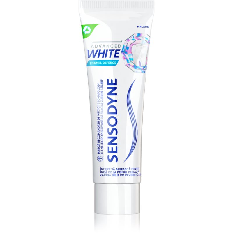 Sensodyne Advanced White Enamel Defence bělicí zubní pasta 75 ml