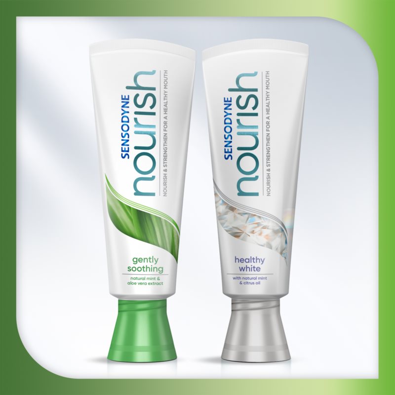 Sensodyne Nourish Healthy White Bioactive Toothpaste With Fluoride 3x75 Ml