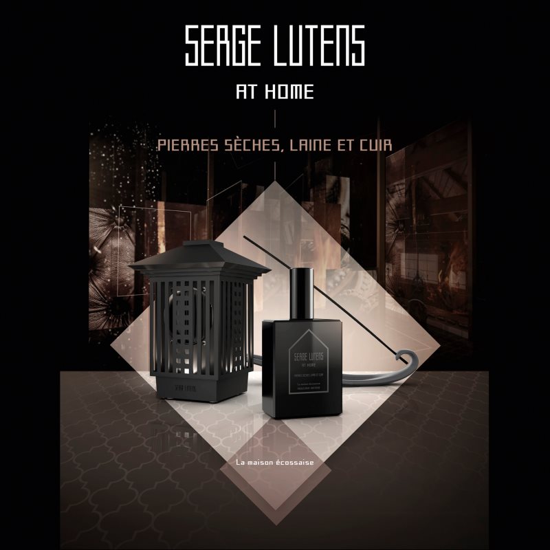 Serge Lutens At Home PIERRES SÈCHES, LAINE ET CUIR La Maison écossaise ароматичні палички 30 кс