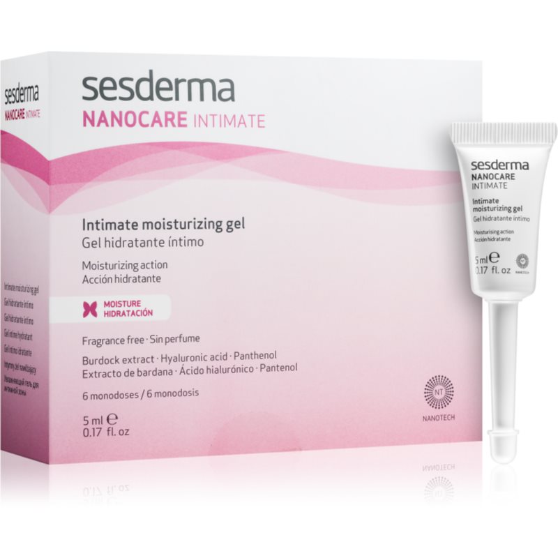 Sesderma Nanocare Intimate Soothing Gel For Intimate Areas 6 X 5 Ml