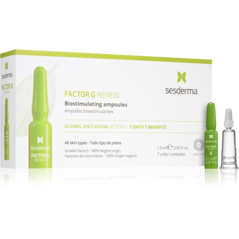 Sesderma Factor G Renew Återvitaliserande serum För hudföryngring 7 x 1,5 ml 1.5 female