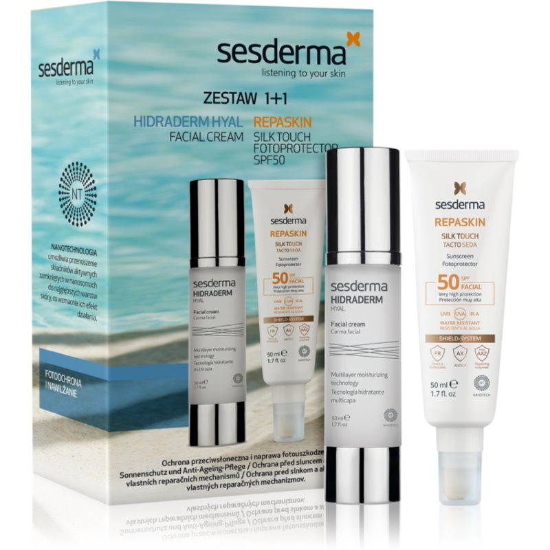 Sesderma Set Hidraderm Hyal+ Repaskin dárková sada pro suchou až citlivou pleť 2 ks